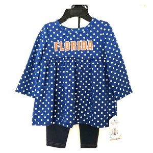 Florida Gators UF Girls Colosseum dress/pant set